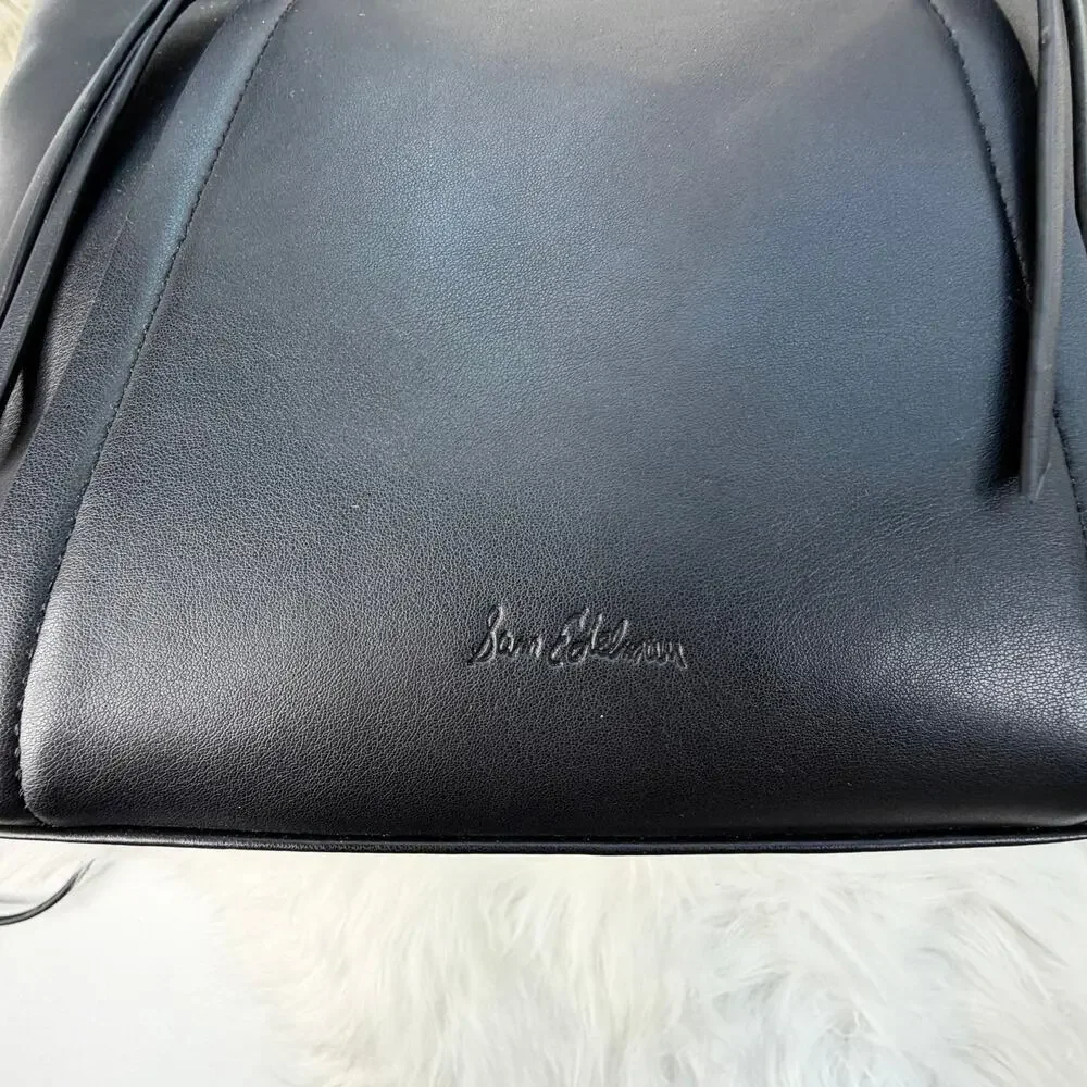 New Women's Sam Edelman Amara Top Handle Black  Backpack
